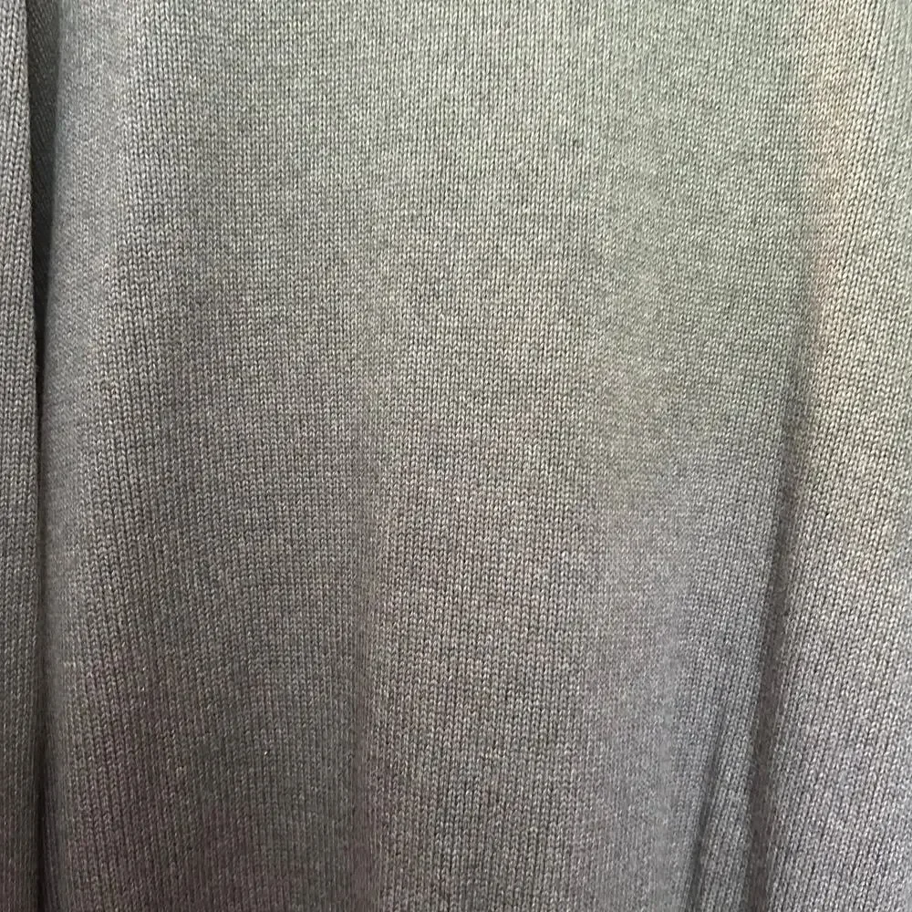 Chaps Sweater NWOT Men's SZ XL Gray 100% Cotton Long Sleeve Office Academia